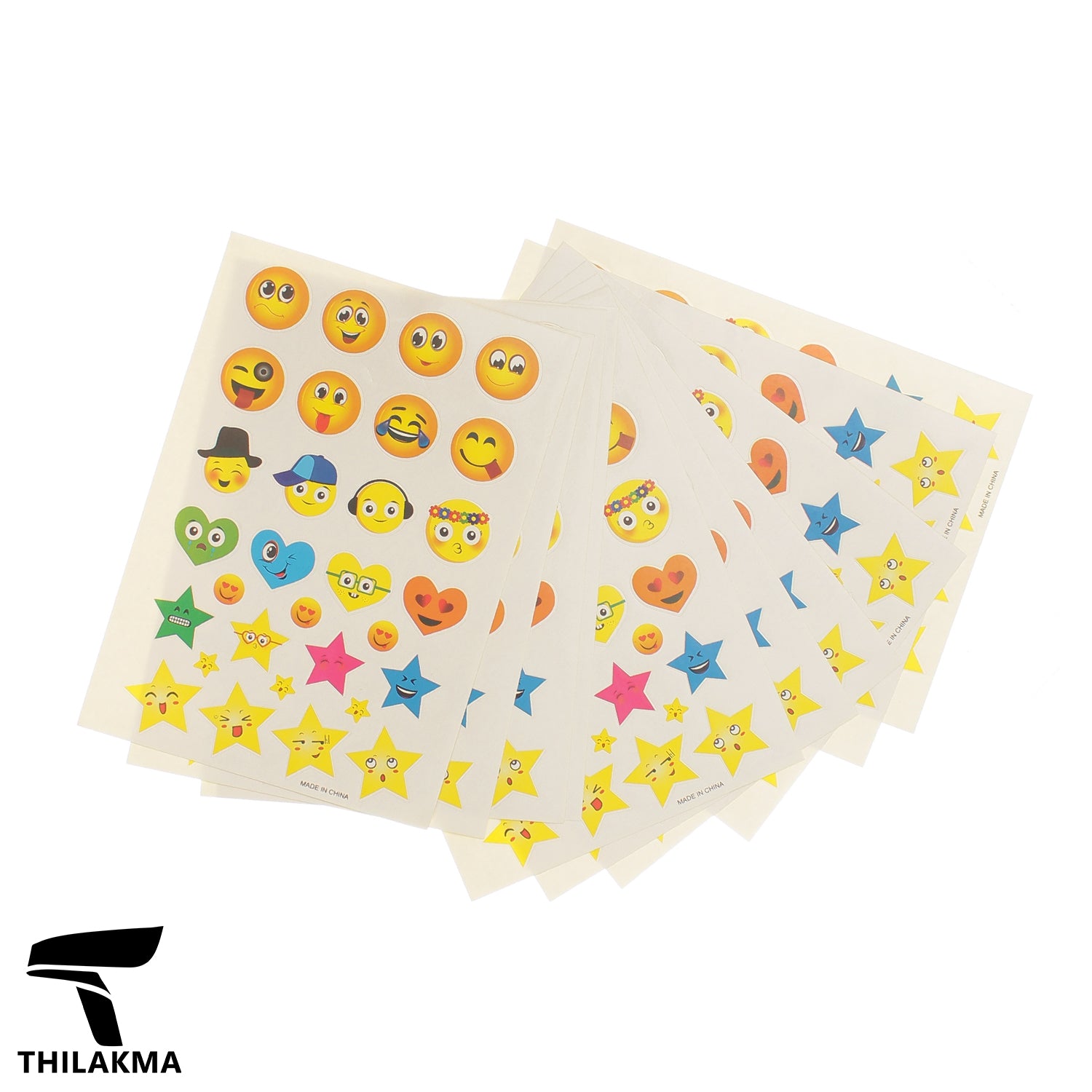 Face Stickers - 10 Sheets