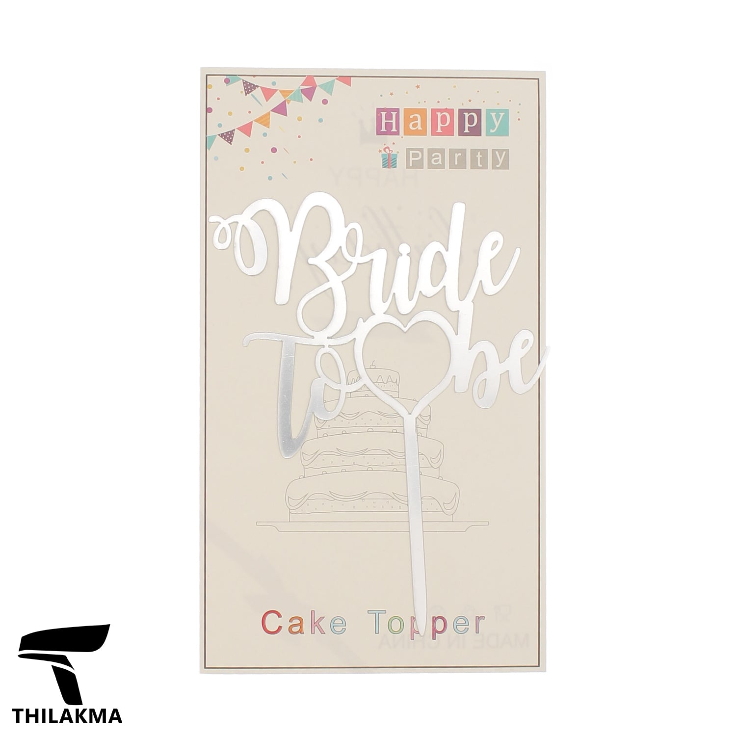 Bride to Be Cake Topper