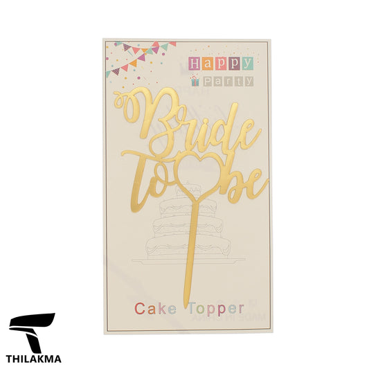 Bride to Be Cake Topper