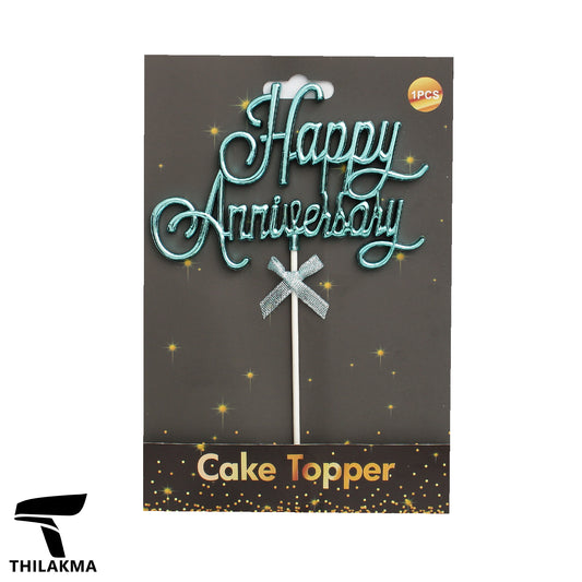 Happy Anniversary Cake Topper