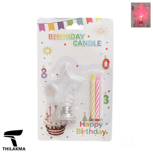 Light Up Birthday Candle Set - Number 7