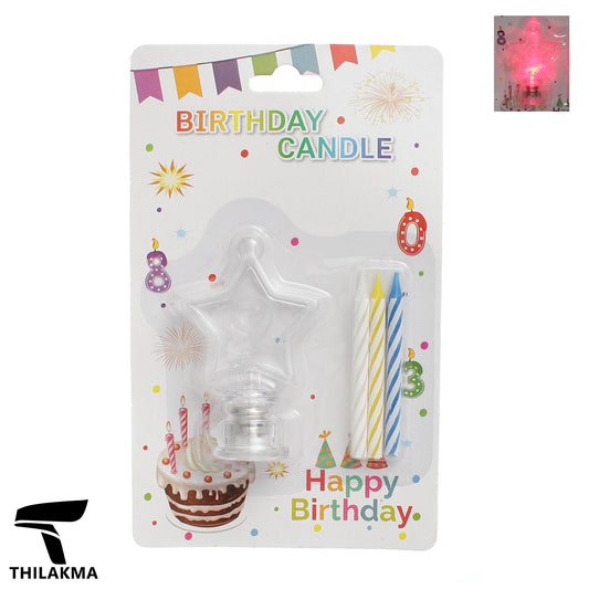 Light Up Birthday Candle Set - Number 9