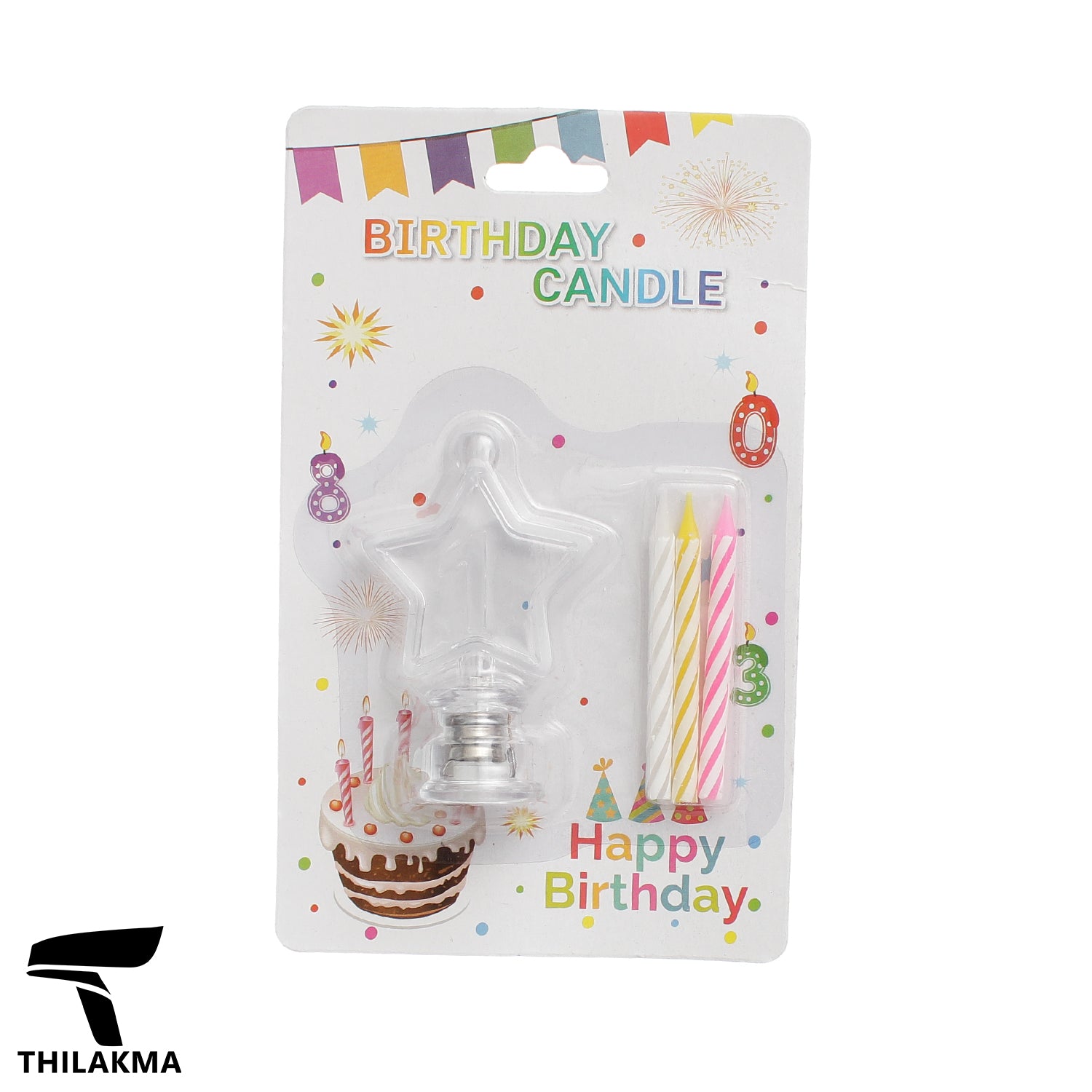 Light Up Birthday Candle Set - Number 1
