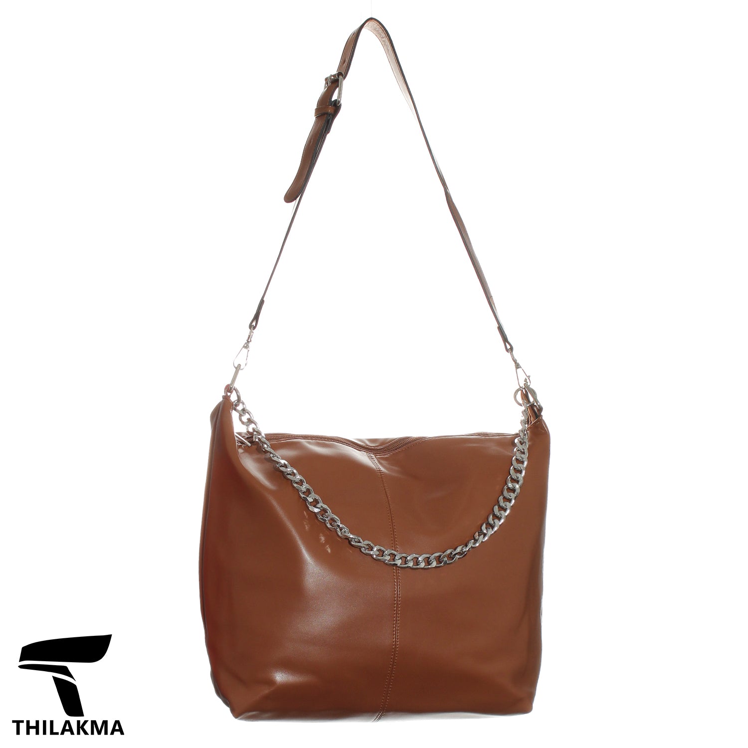 Shoulder Bag with Chain Handle