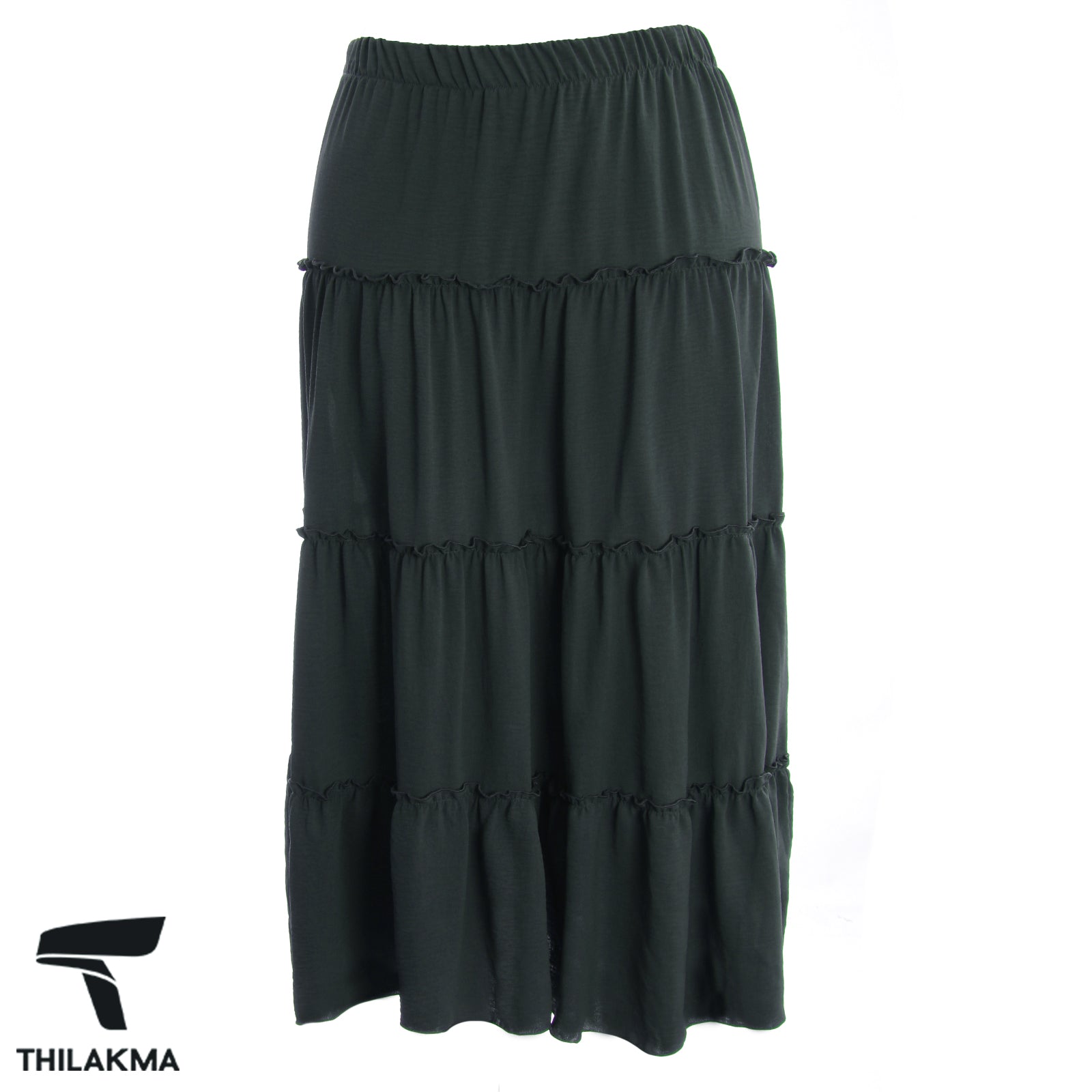 Solid Layered Skirt