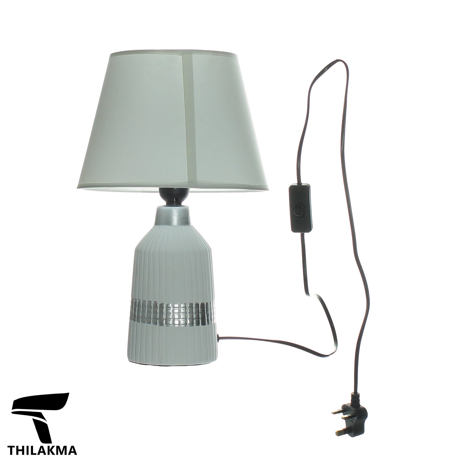 Rib Ceramic Table Lamp