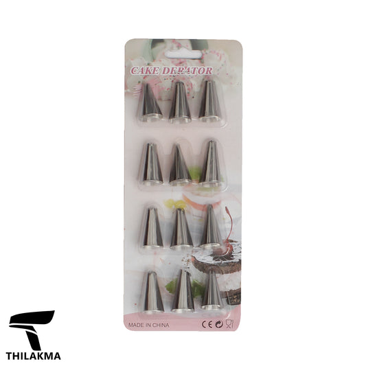 Cake Decorating Nozzle Set -12 pcs