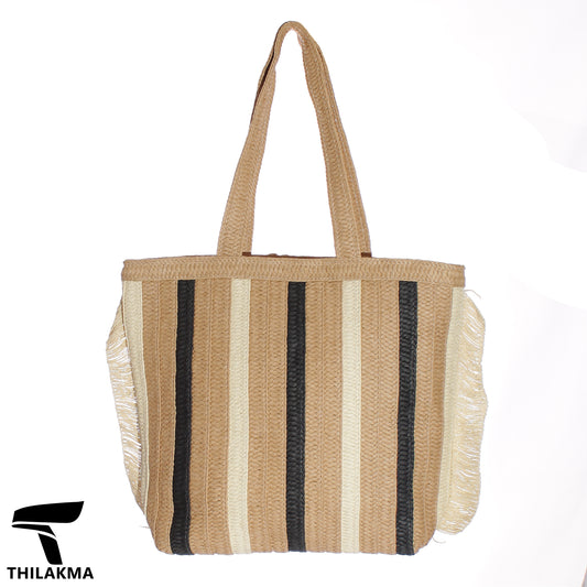 Stripe Shoulder Bag
