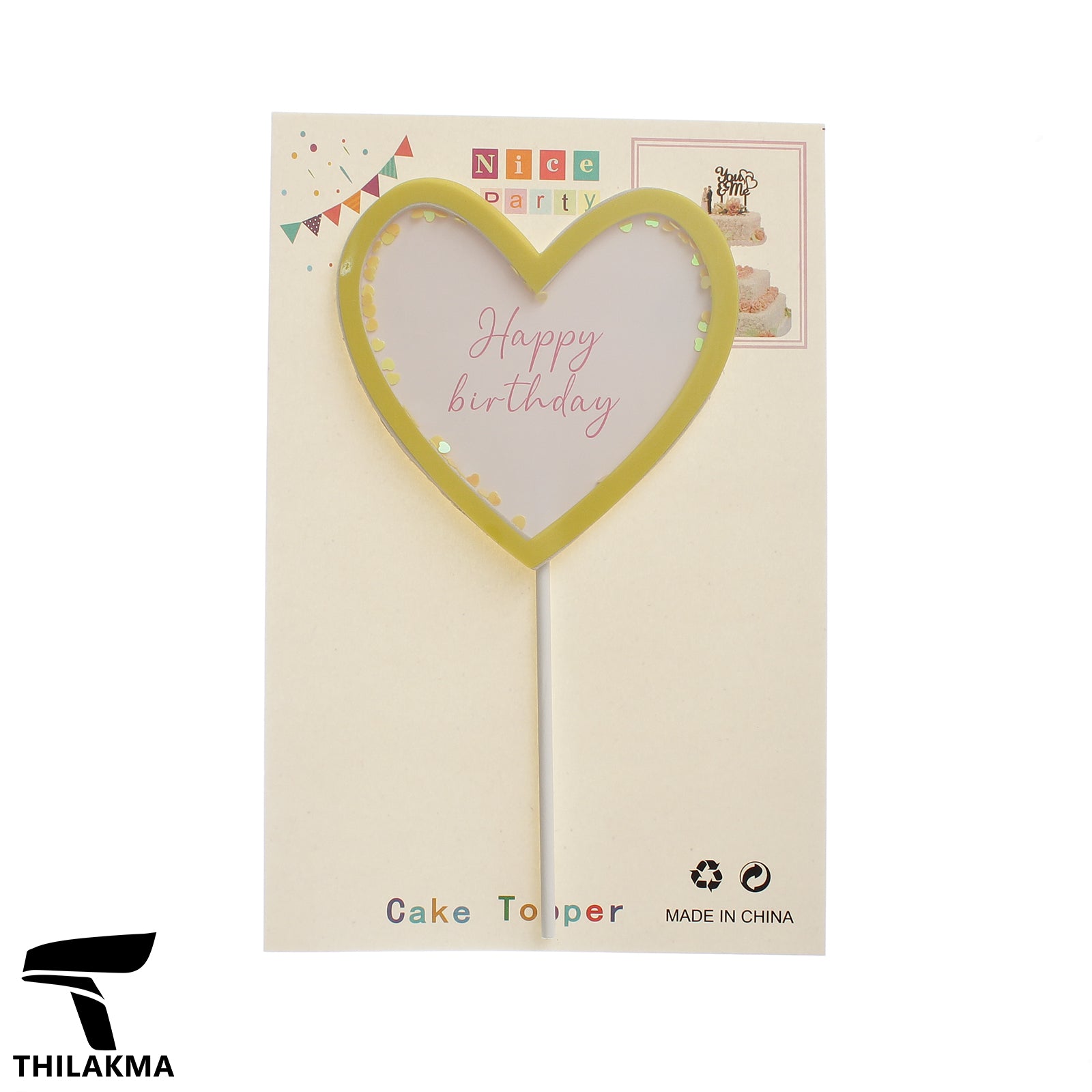 Happy Birthday Cake Topper