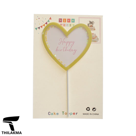 Happy Birthday Cake Topper