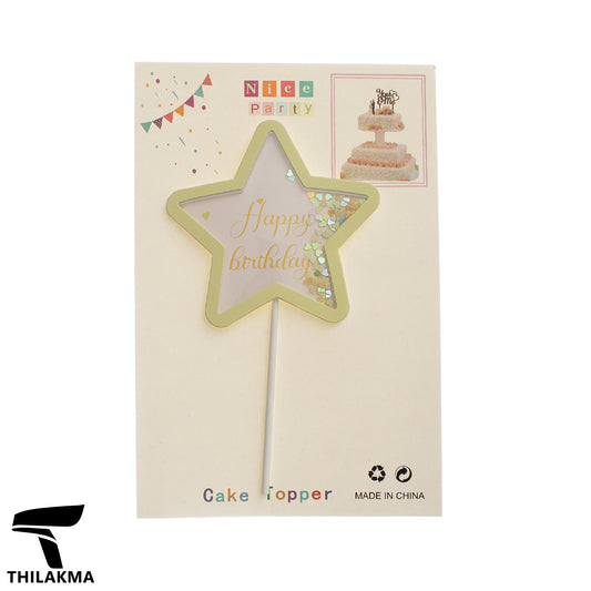 Happy Birthday Cake Topper