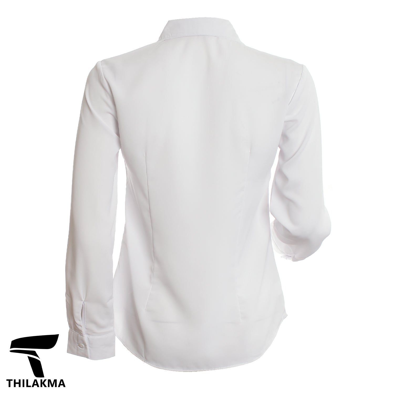 Ladies White Shirt Blouse / Button Up Formal Top