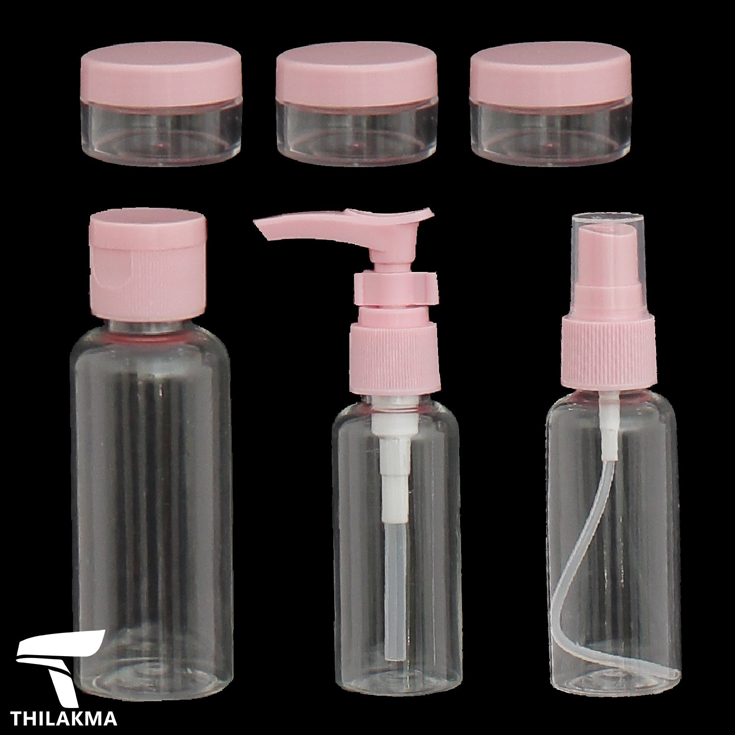 Travel Bottle Kit Set - 6 pcs