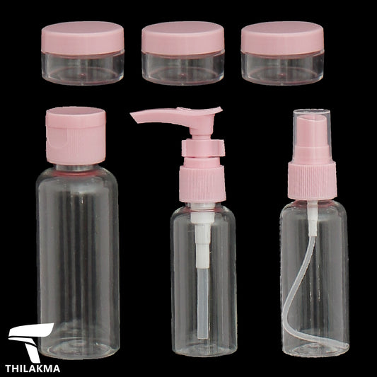 Travel Bottle Kit Set - 6 pcs