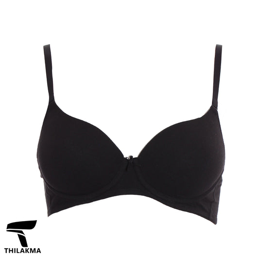 Amante Black Wired Bra - 32