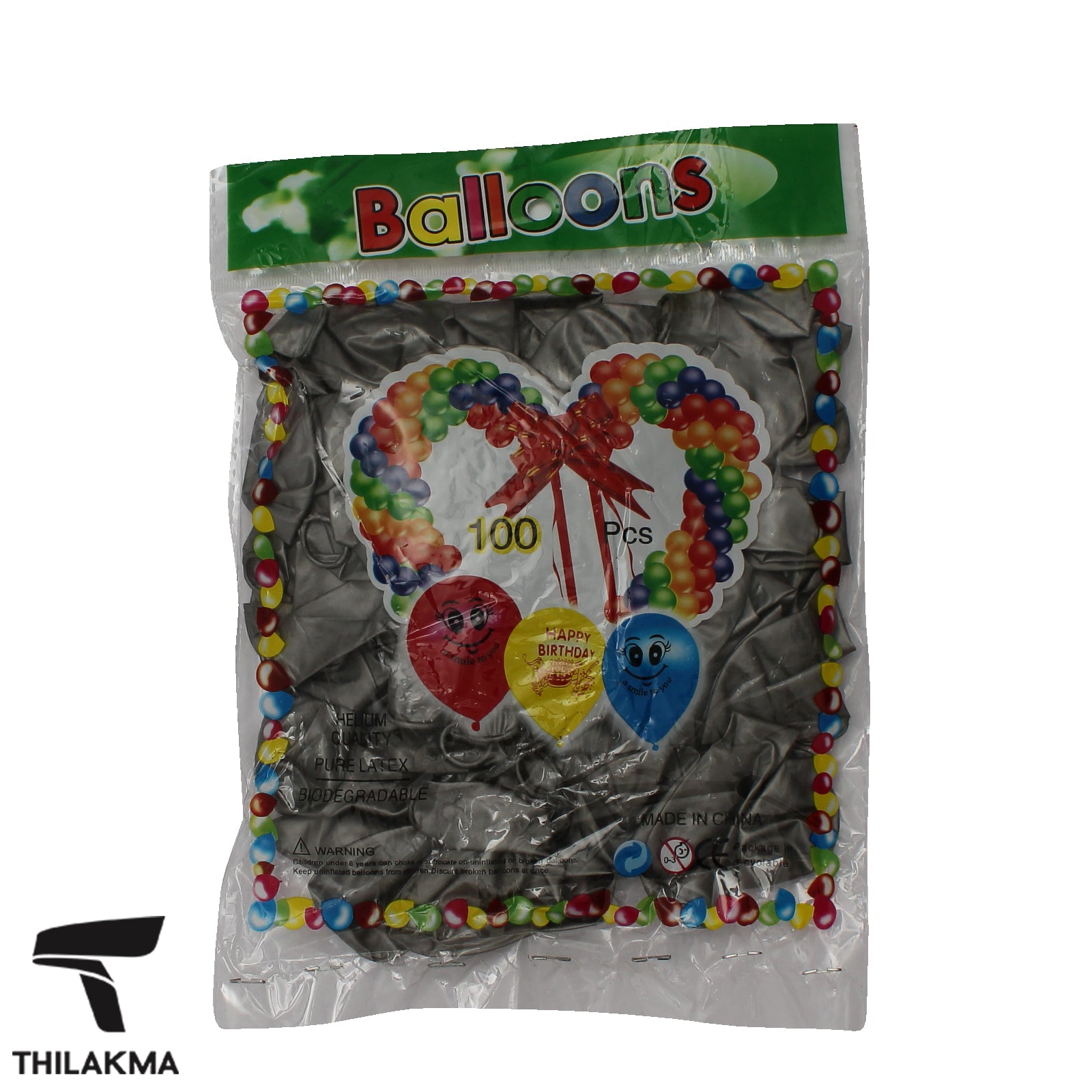 100Pcs Metallic Balloons
