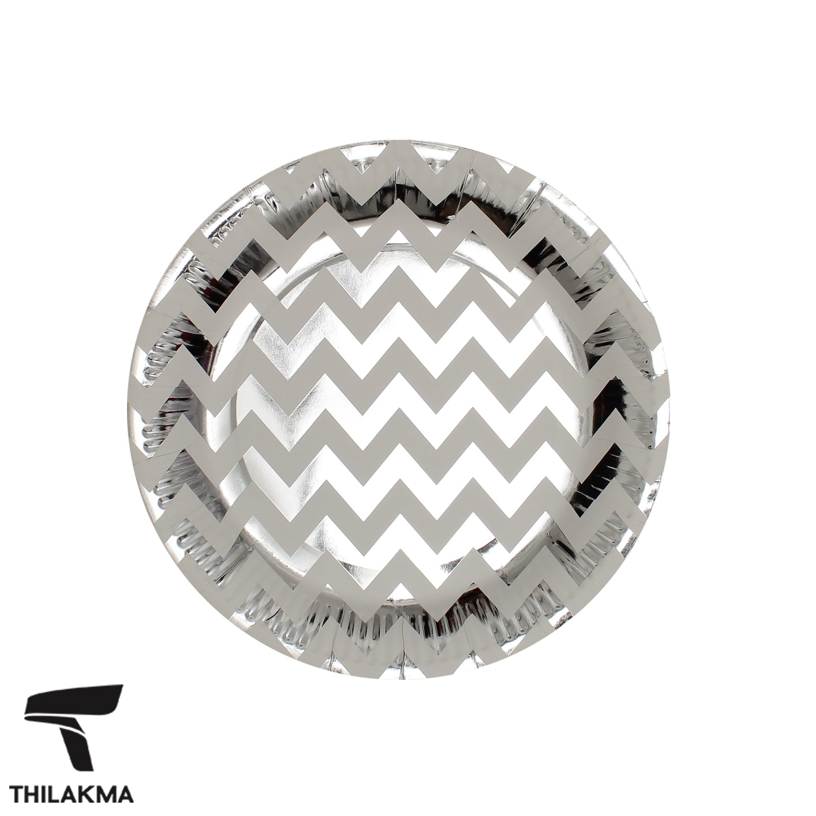 Waves Party Paper Plate - 10Pcs