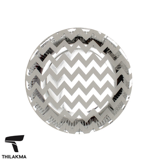 Waves Party Paper Plate - 10Pcs