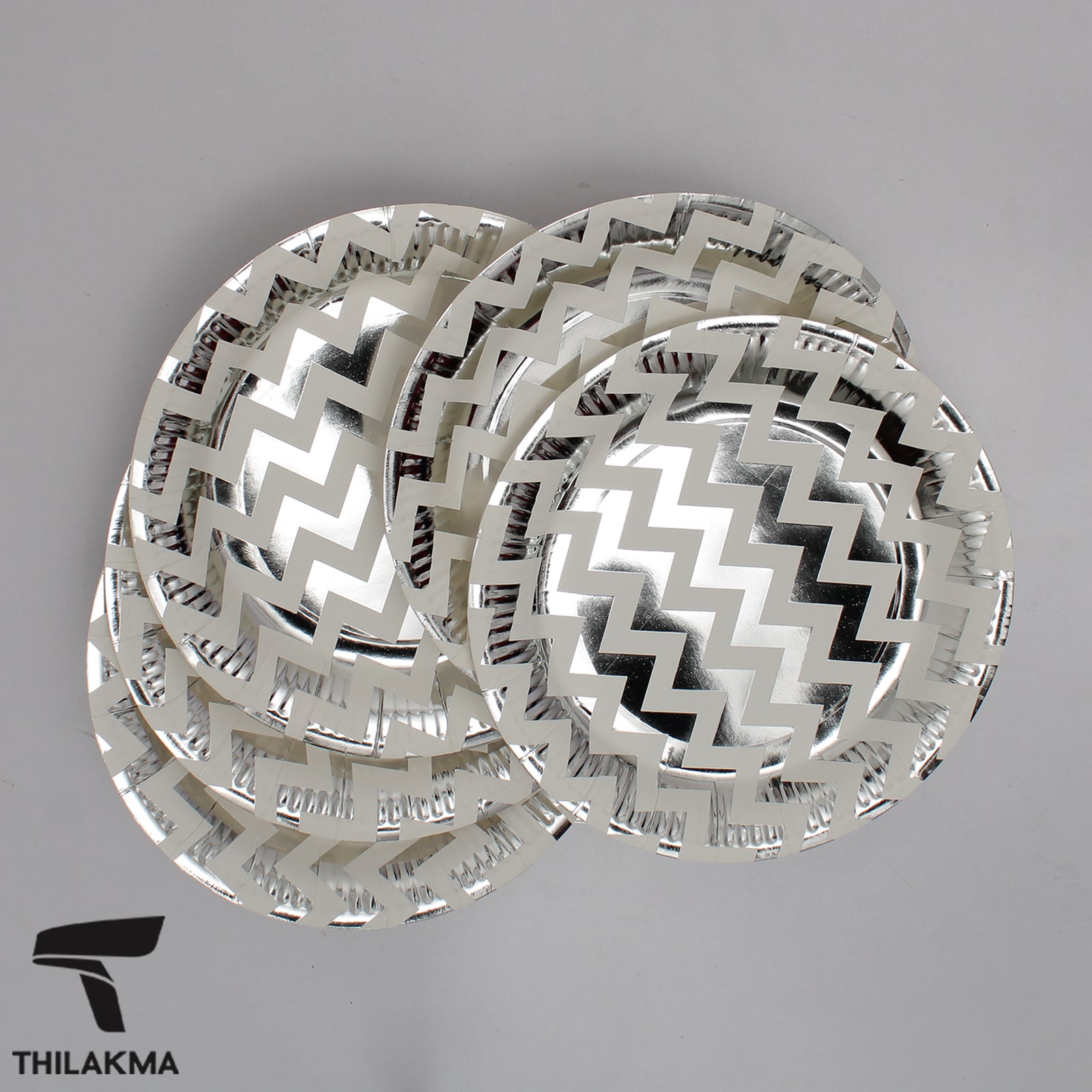 Waves Party Paper Plate - 10Pcs