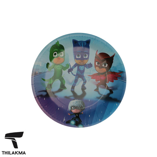 Printed Party Plates - 10Pcs
