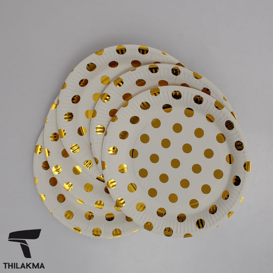 Dots Party Paper Plate - 10Pcs