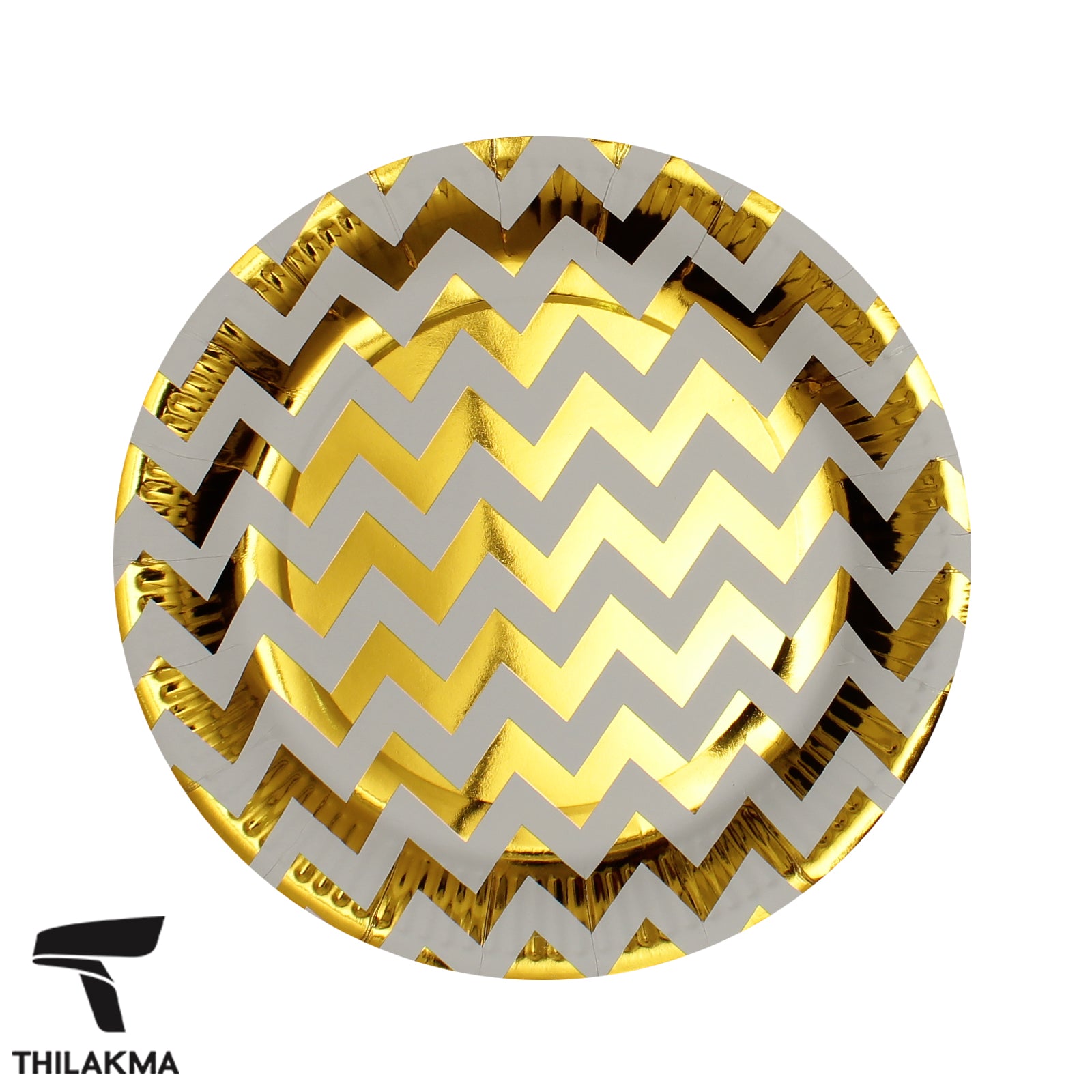 Waves Party Paper Plate - 10Pcs