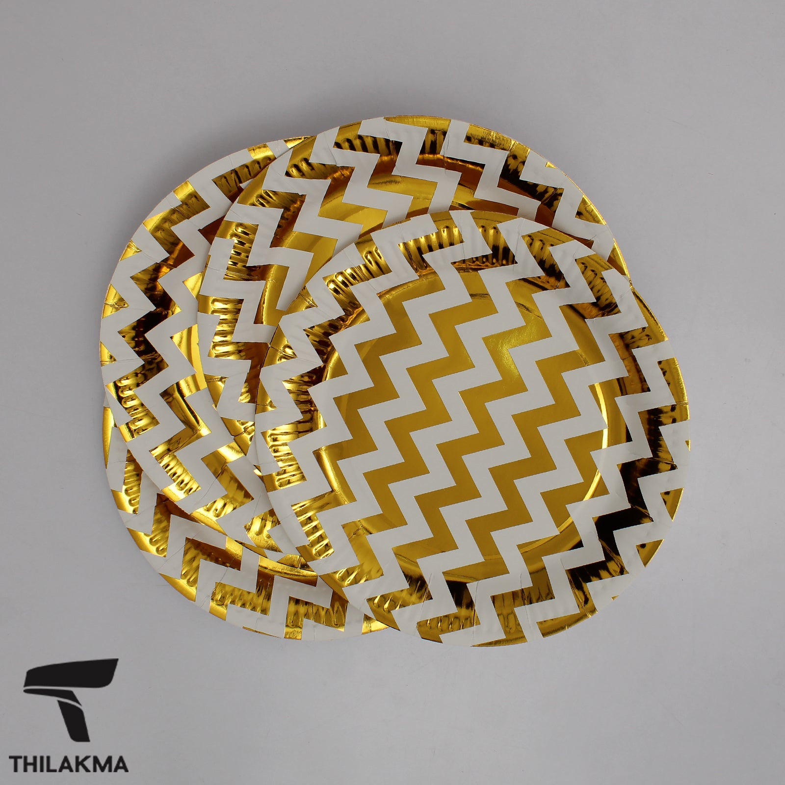 Waves Party Paper Plate - 10Pcs