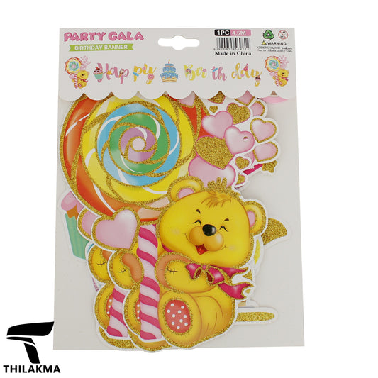 Happy Birthday Party Banner