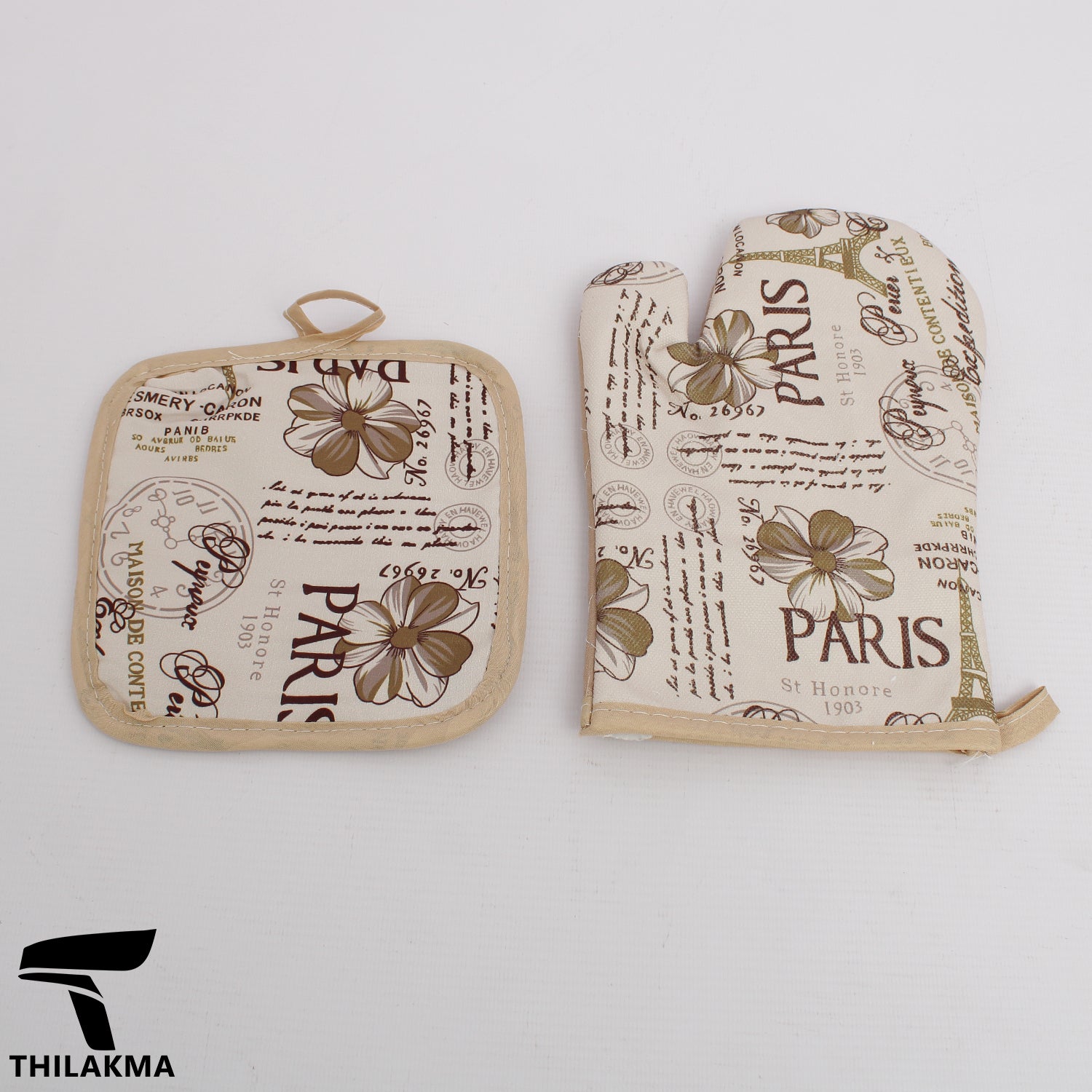 Printed Glove & Pot Holder