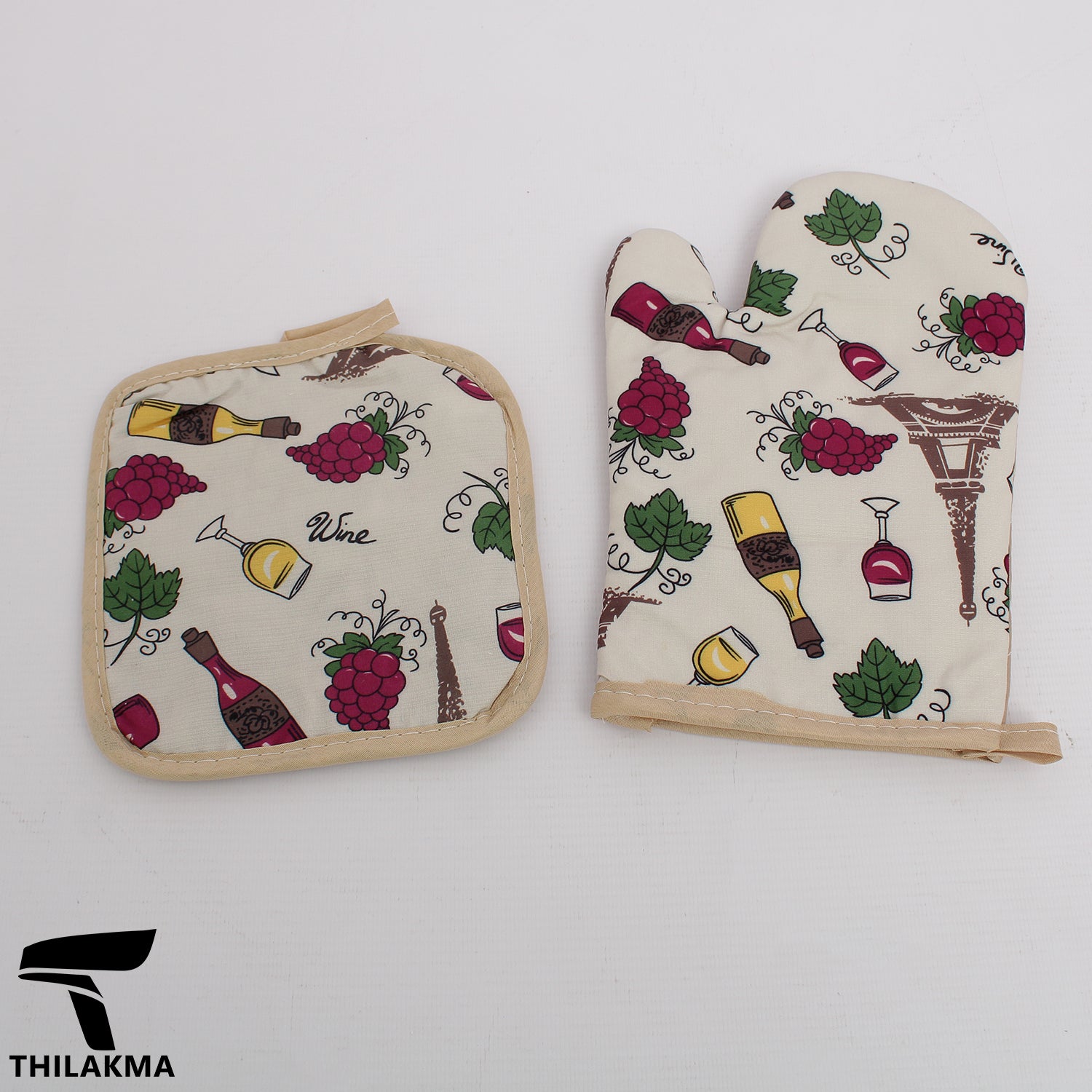 Printed Glove & Pot Holder