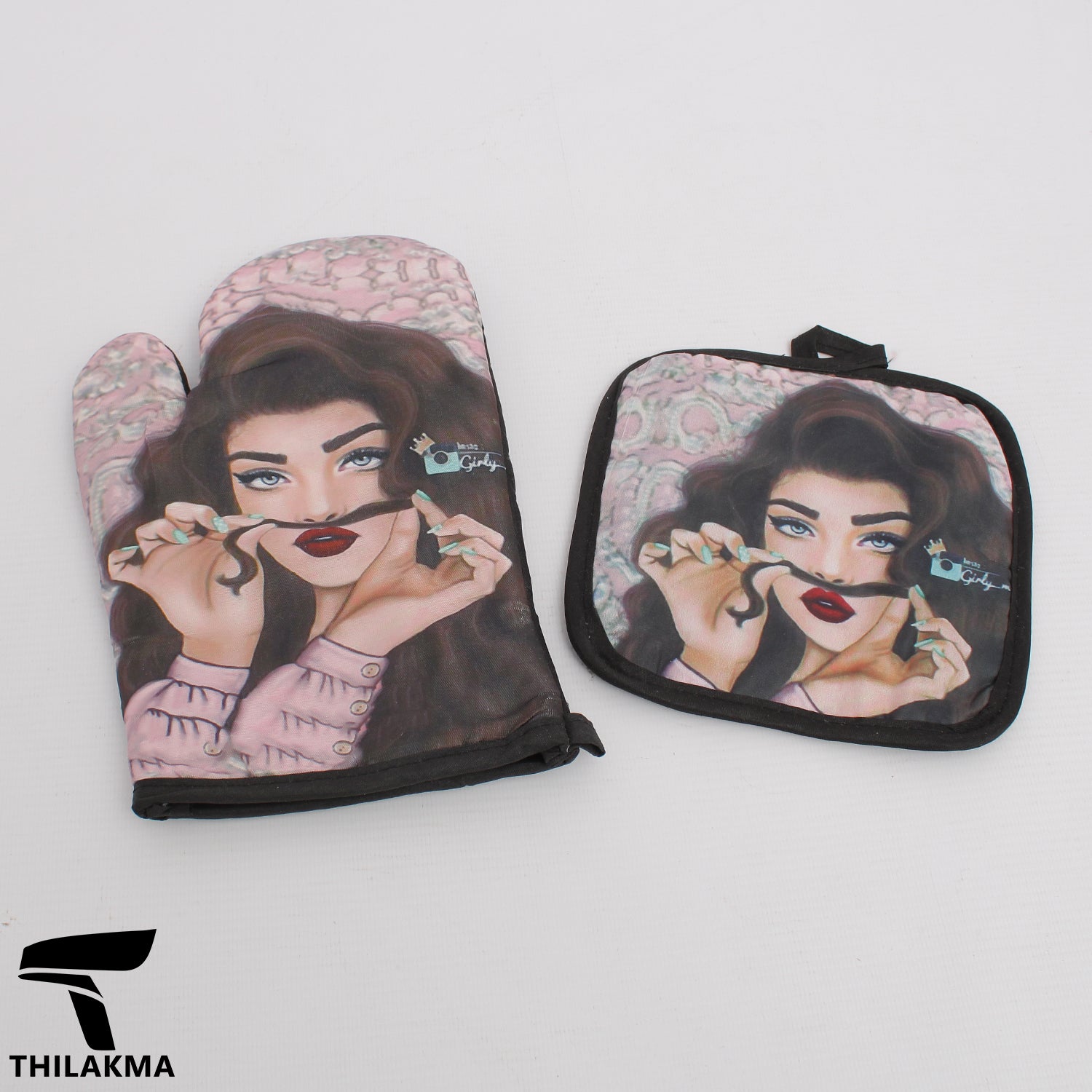 Printed Glove & Pot Holder