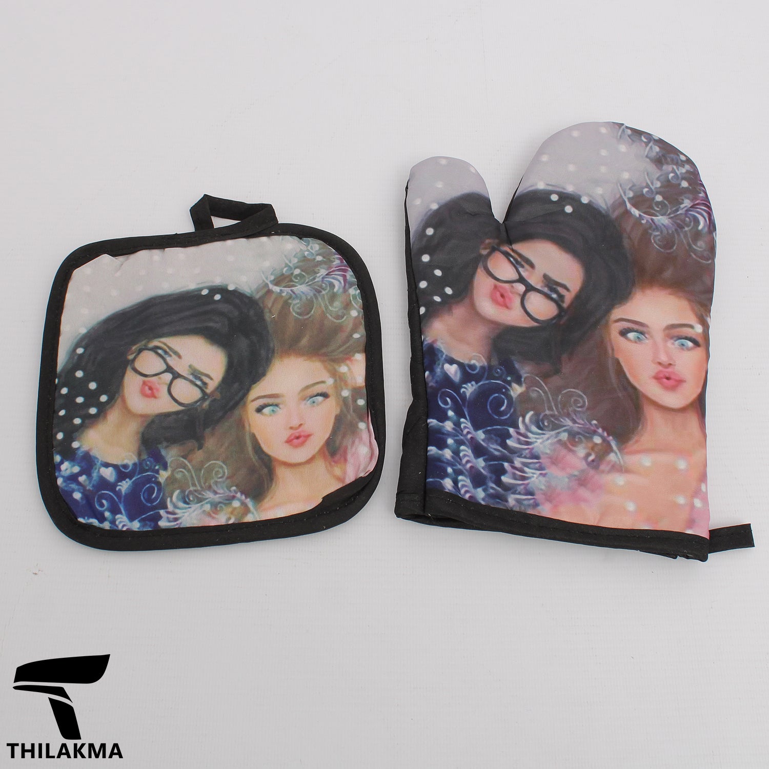 Printed Glove & Pot Holder
