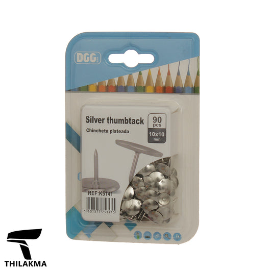 Silver Thumbtack - 10*10MM/90Pcs