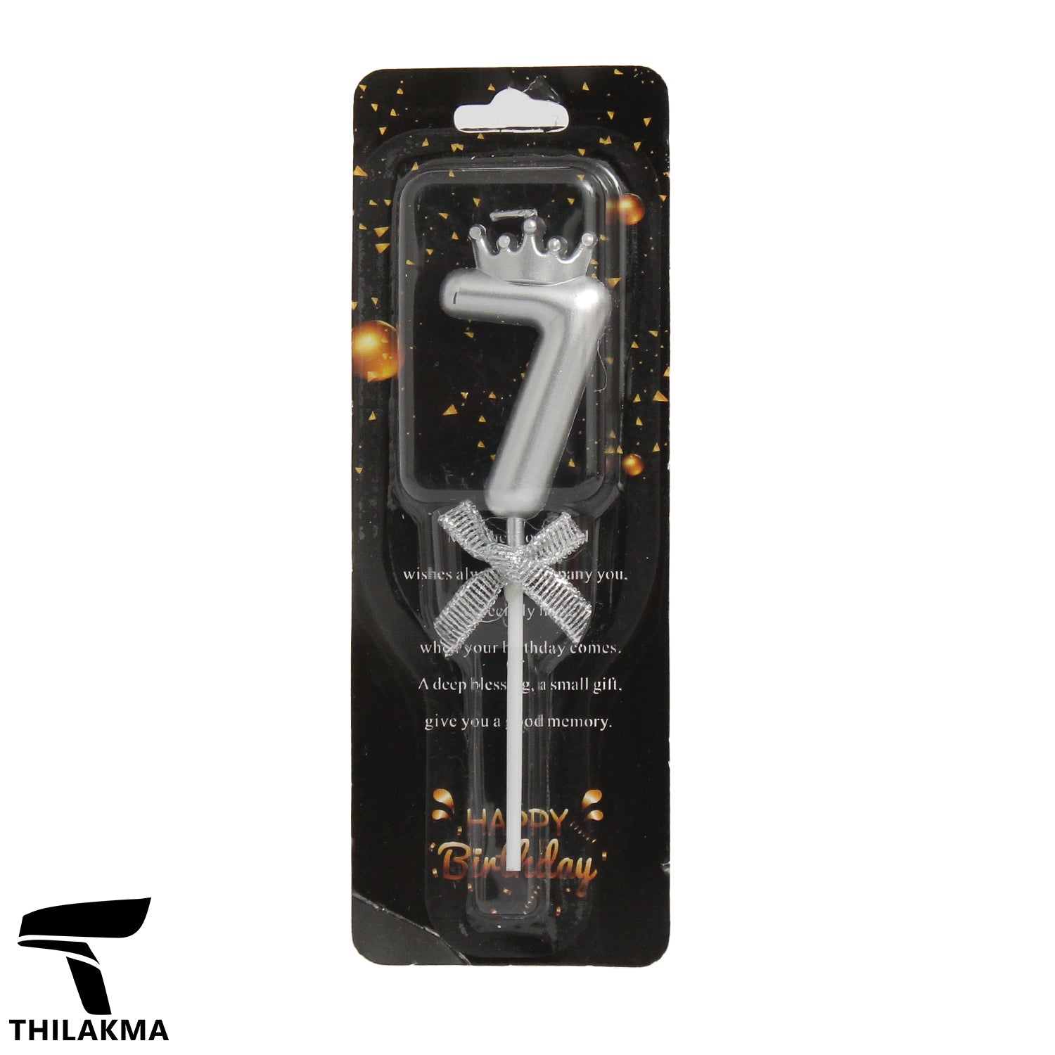 Shiny Number Candle - 07
