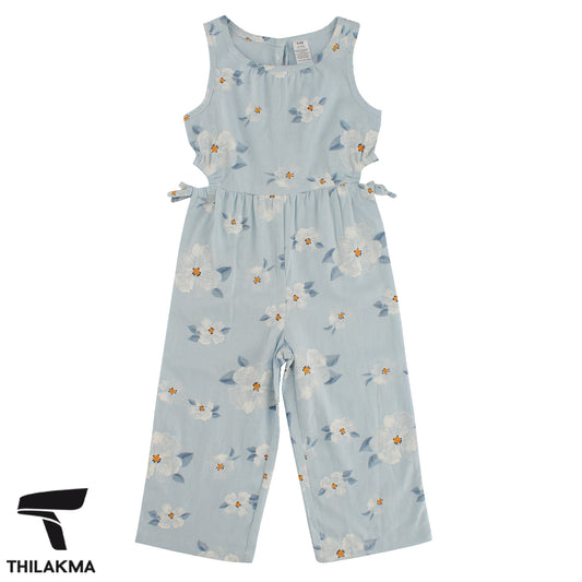 Cut Waist Girls Jumpsuit