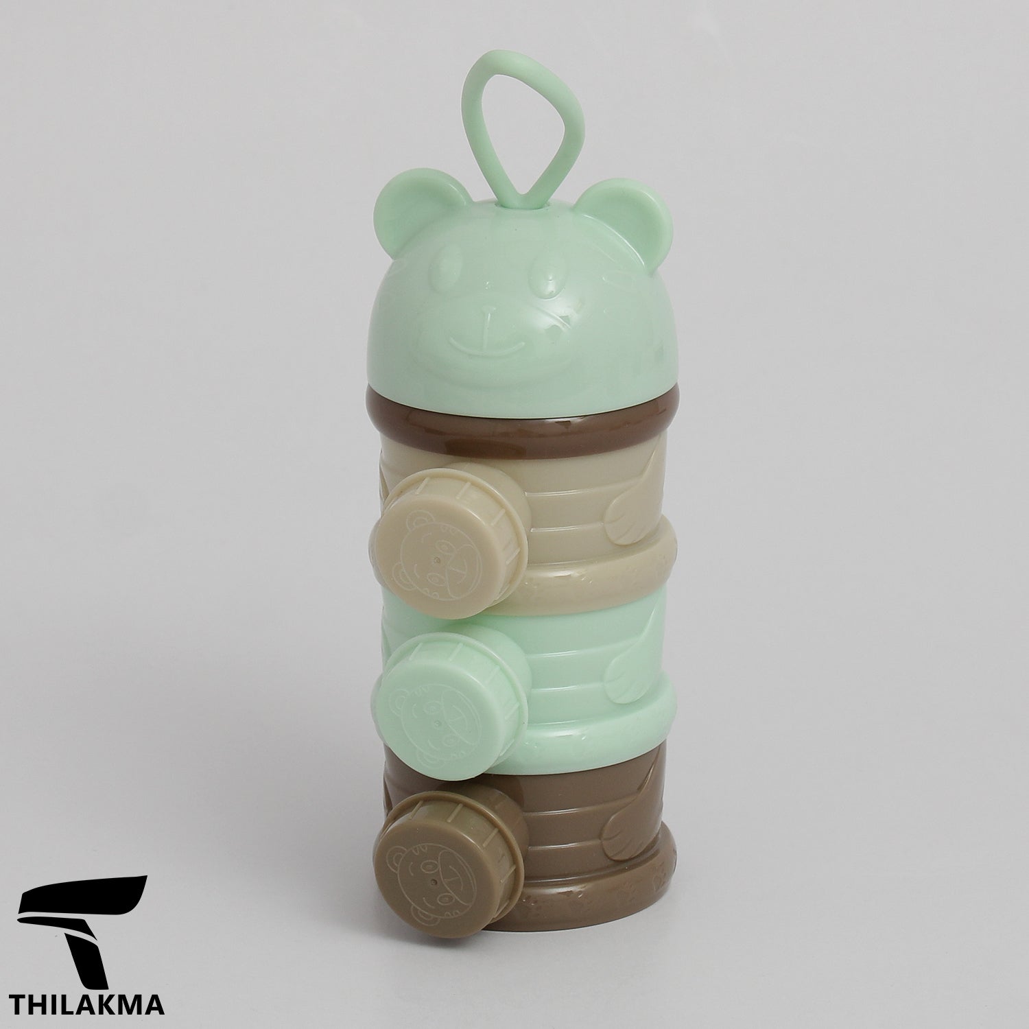 Portable Baby Milk Powder Storage Container - 3 Layers