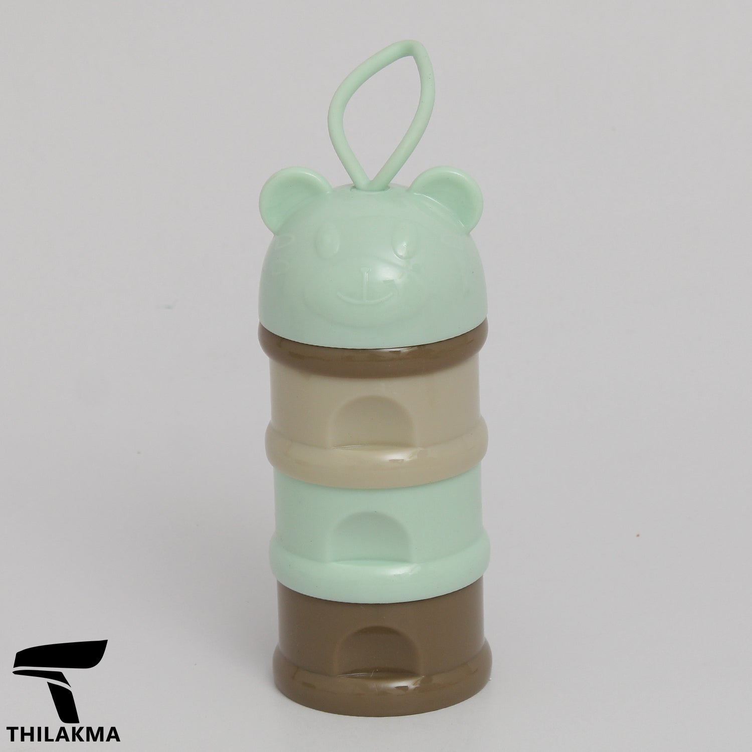 Portable Baby Milk Powder Storage Container - 3 Layers