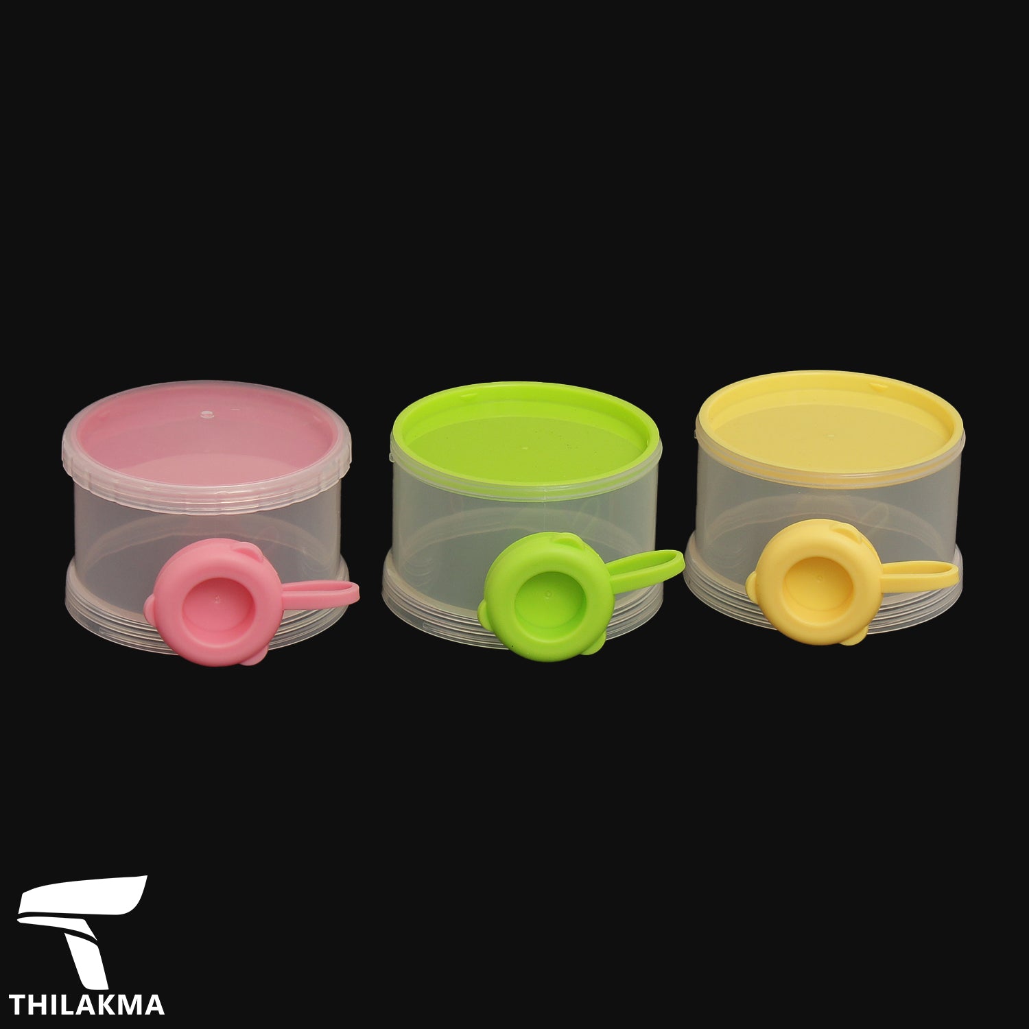 Portable Baby Milk Powder Storage Container - 3 Layers