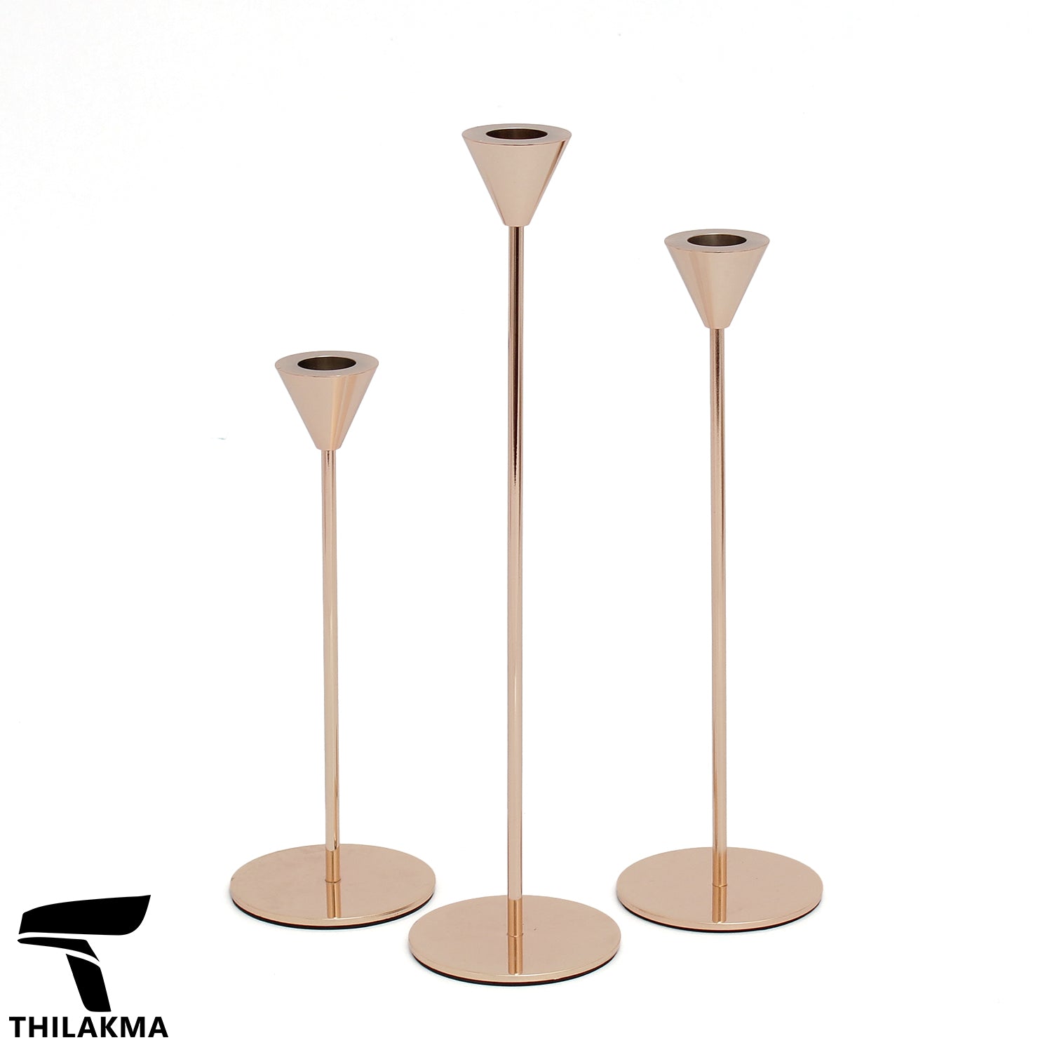 3pcs Metal Candle Holder Set