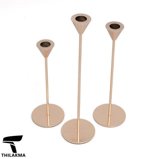 3pcs Metal Candle Holder Set
