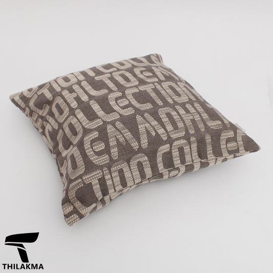 Letter Print Cushion Cover