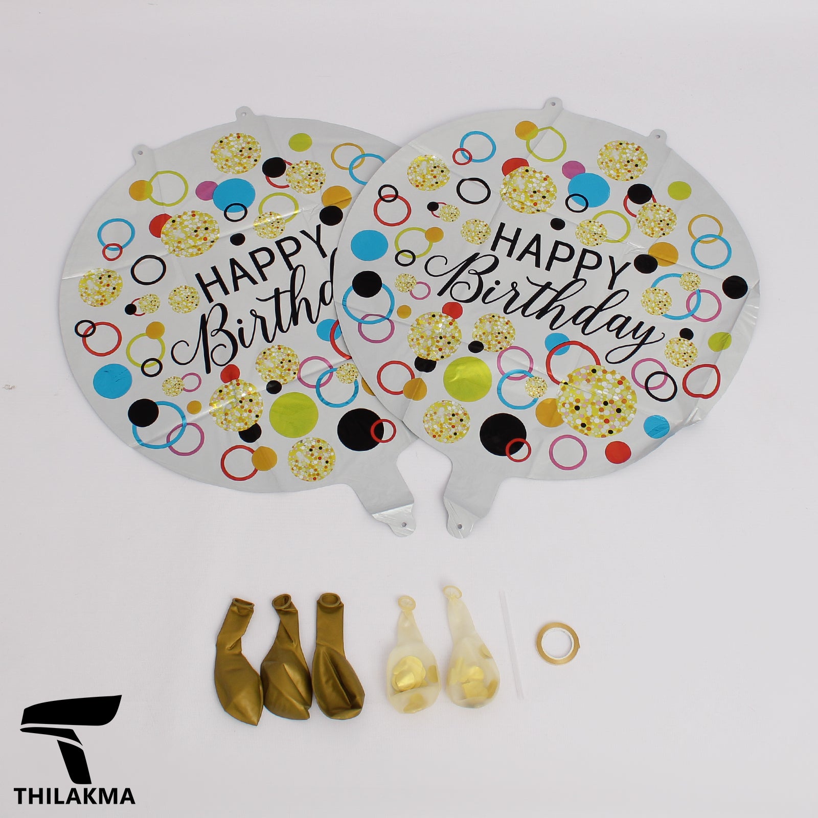 Happy Birthday Balloon Set - 7 pcs