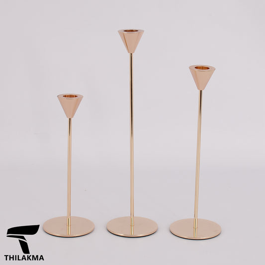 3pcs Metal Candle Holder Set