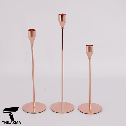 3pcs Metal Candle Holder Set
