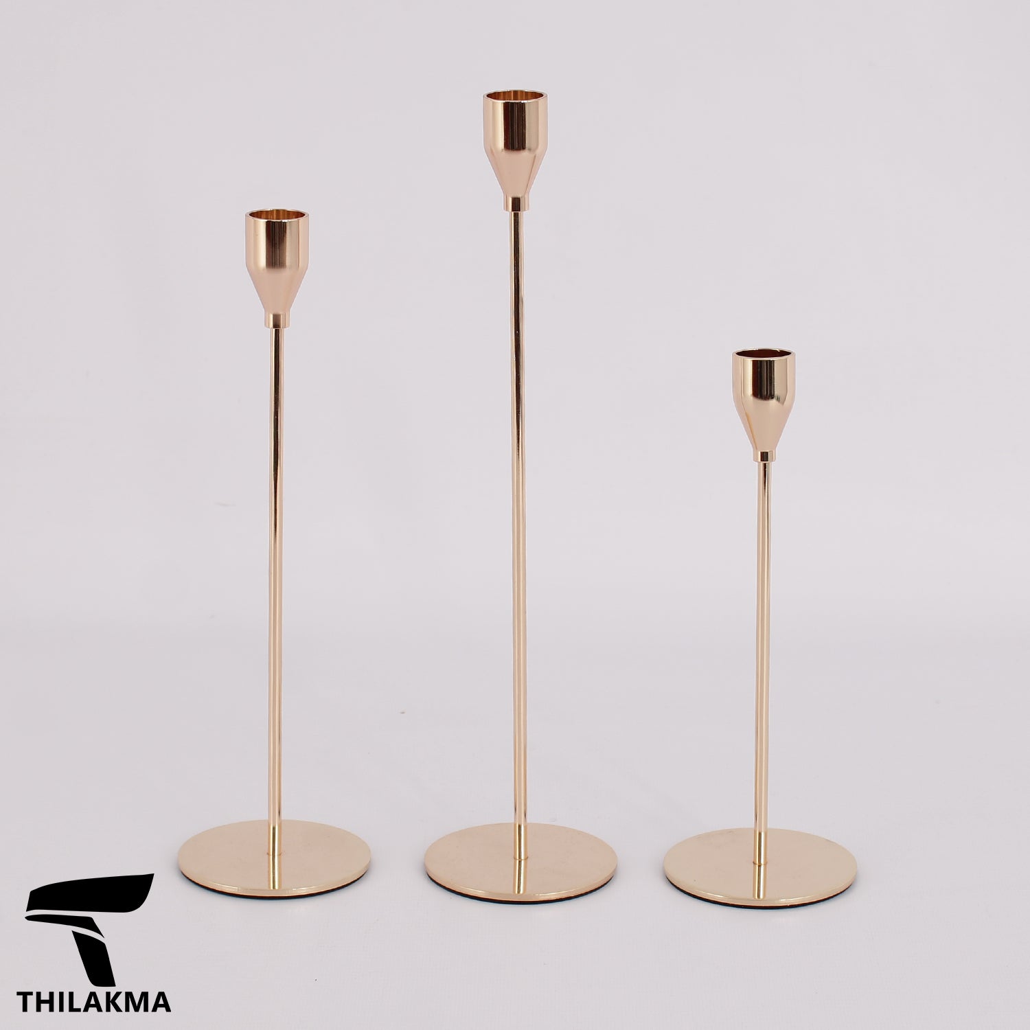 3pcs Metal Candle Holder Set