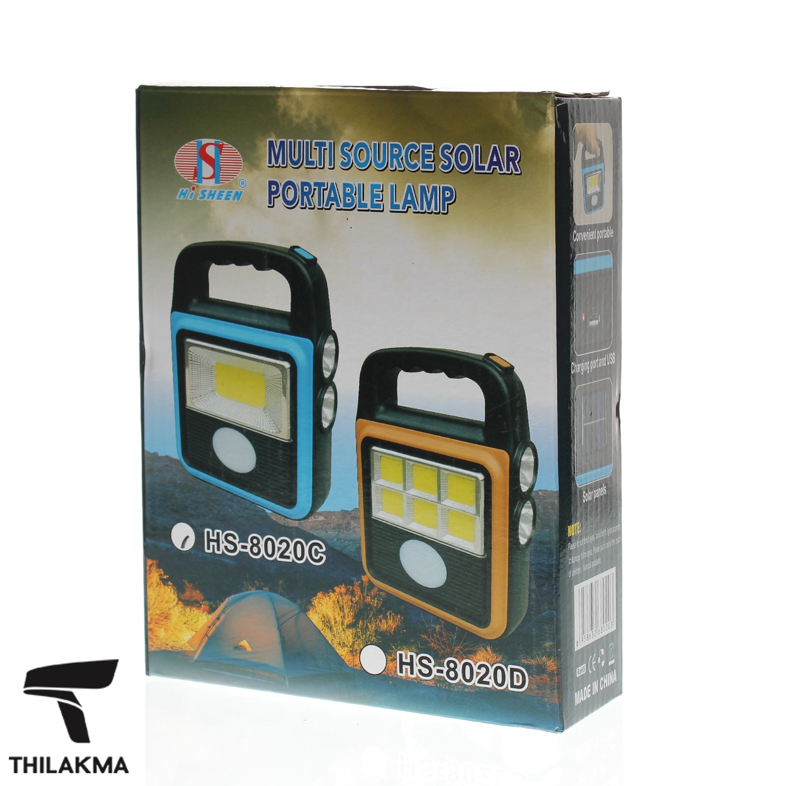 Multi Source Portable Solar Lamp