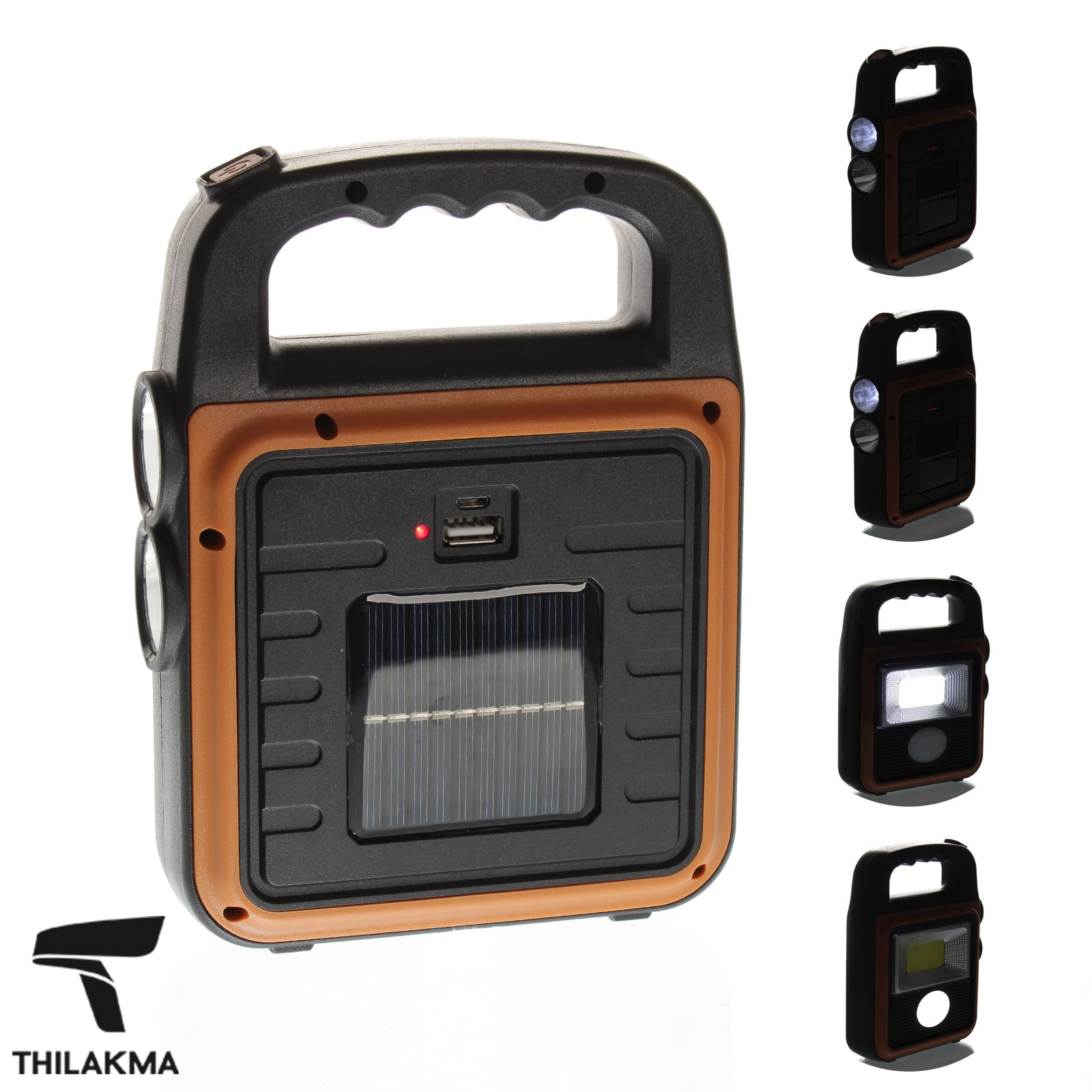 Multi Source Portable Solar Lamp