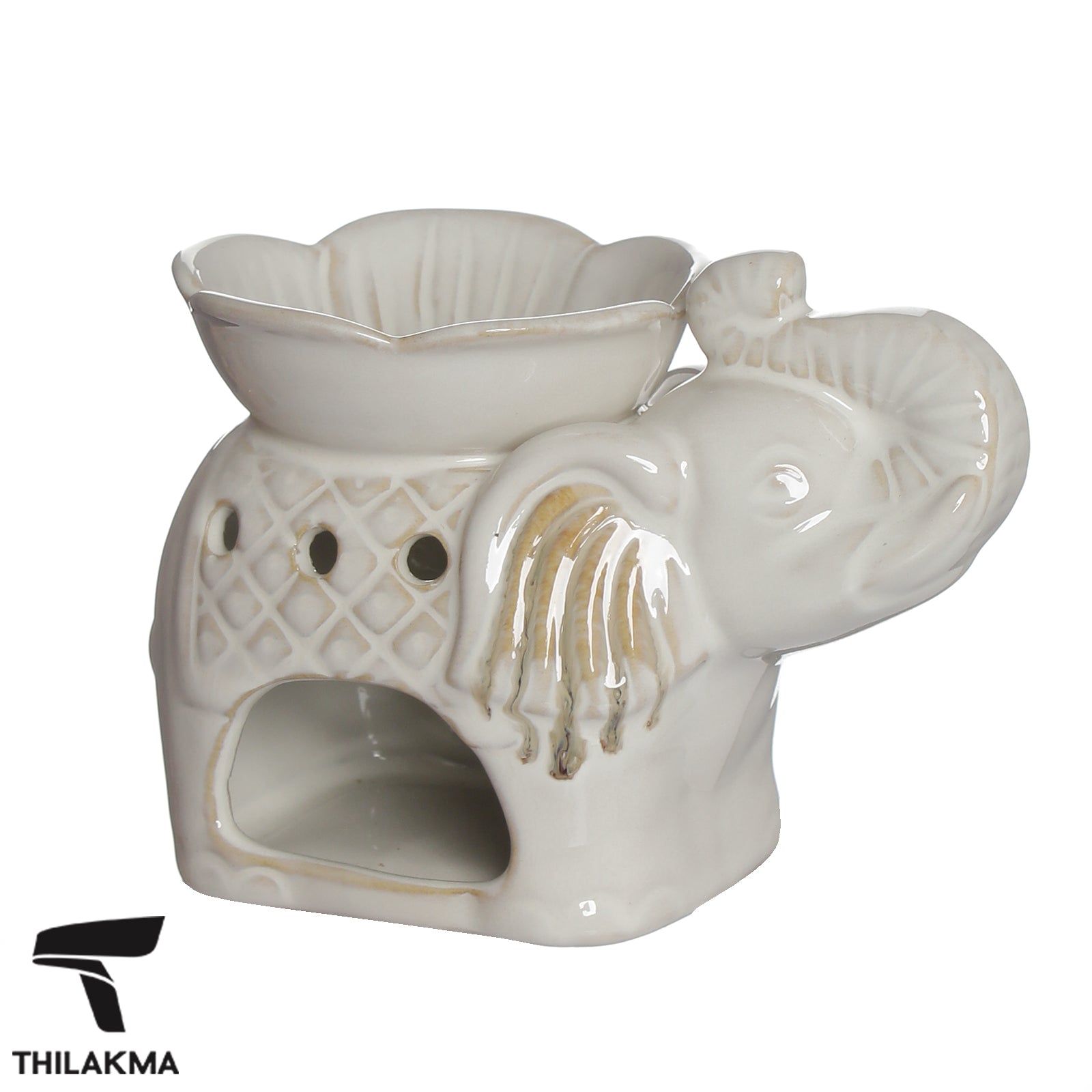 Resin Elephant Ceramic Oil Burner