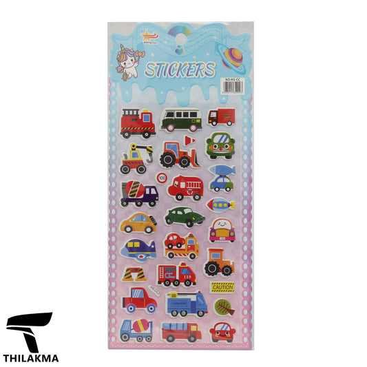 Vehicle Sticker Sheet