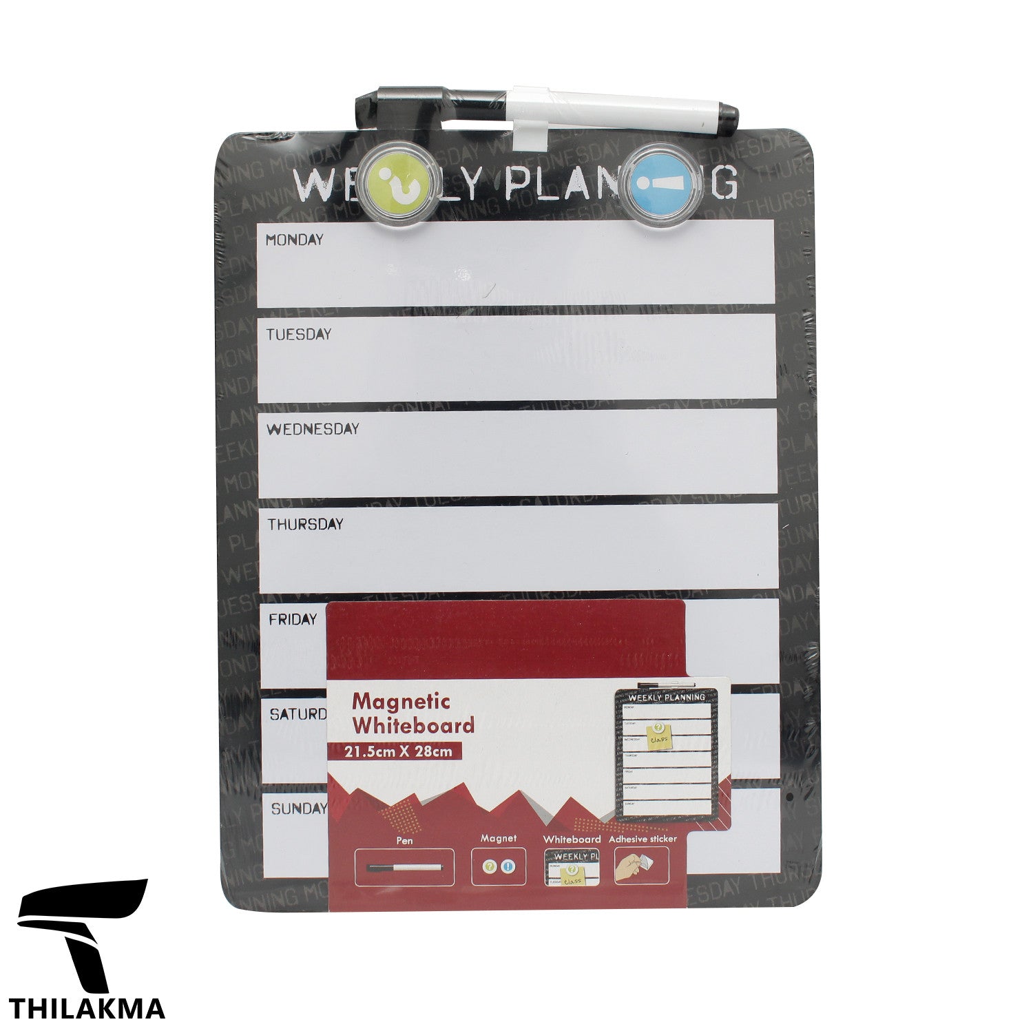 Magnetic Weekly Planning White Board